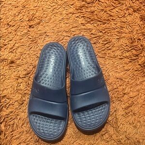 Ryka Dark Blue Comfort Slide Sandals